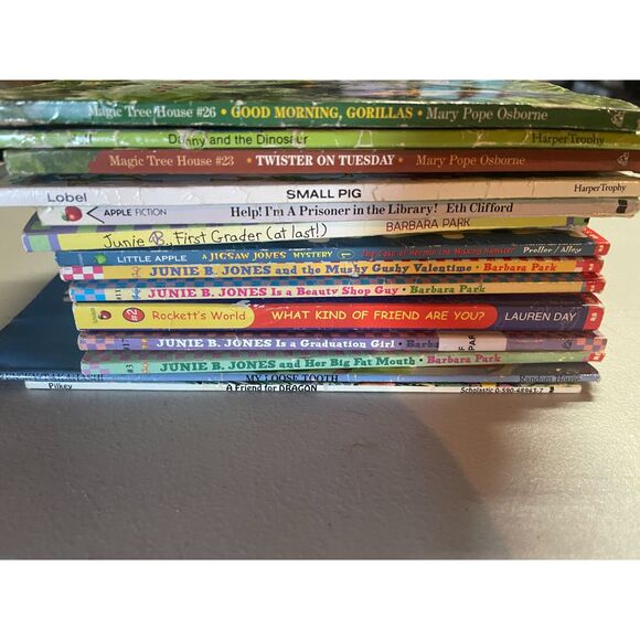 LOT 14 Children's Books First Grade Reader Junie B. Jones, Magic Tree House ++ - Picture 3 of 9